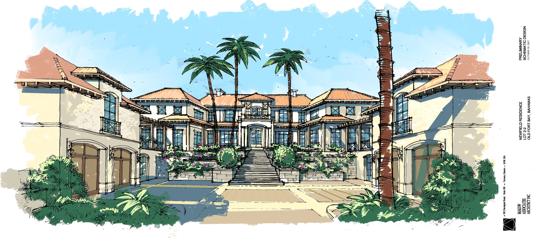 Old Fort Bay, Bahamas Vacation Homes - Makow Architects