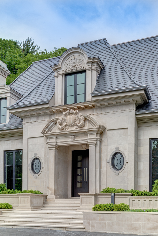 Custom Homes French Transitional (2) - Makow Architects