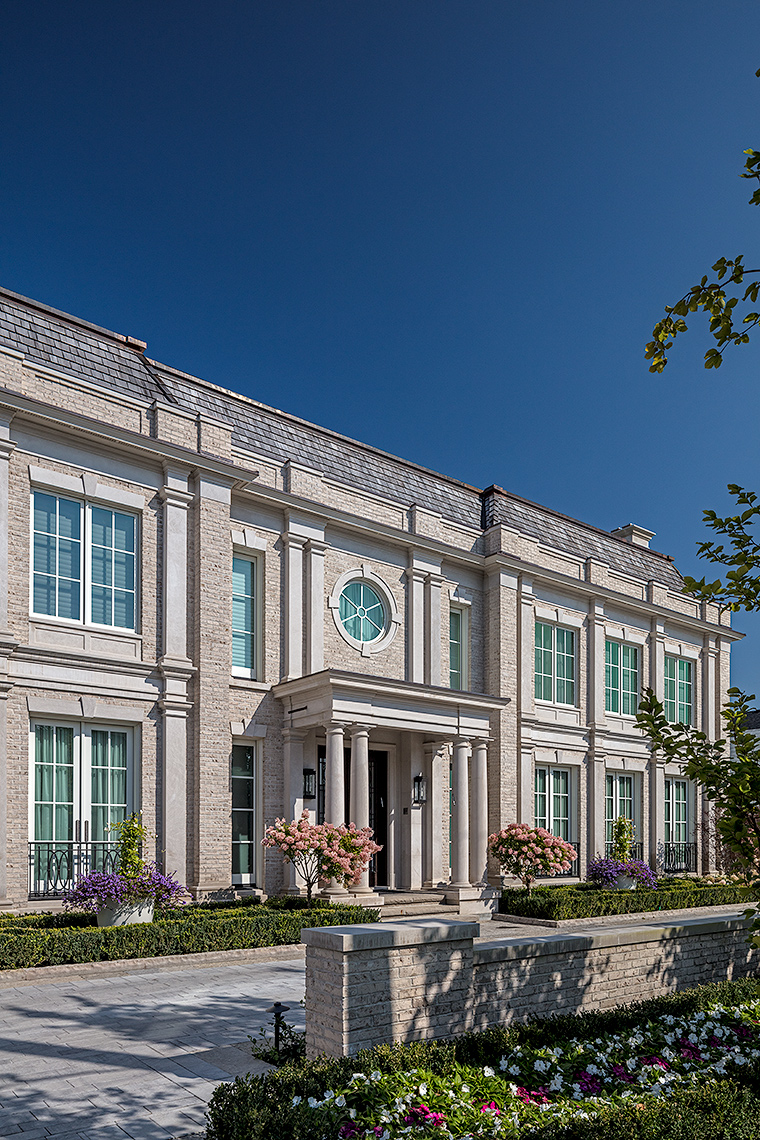 128HIL-8652, Custom Homes Neoclassical - Makow Architects
