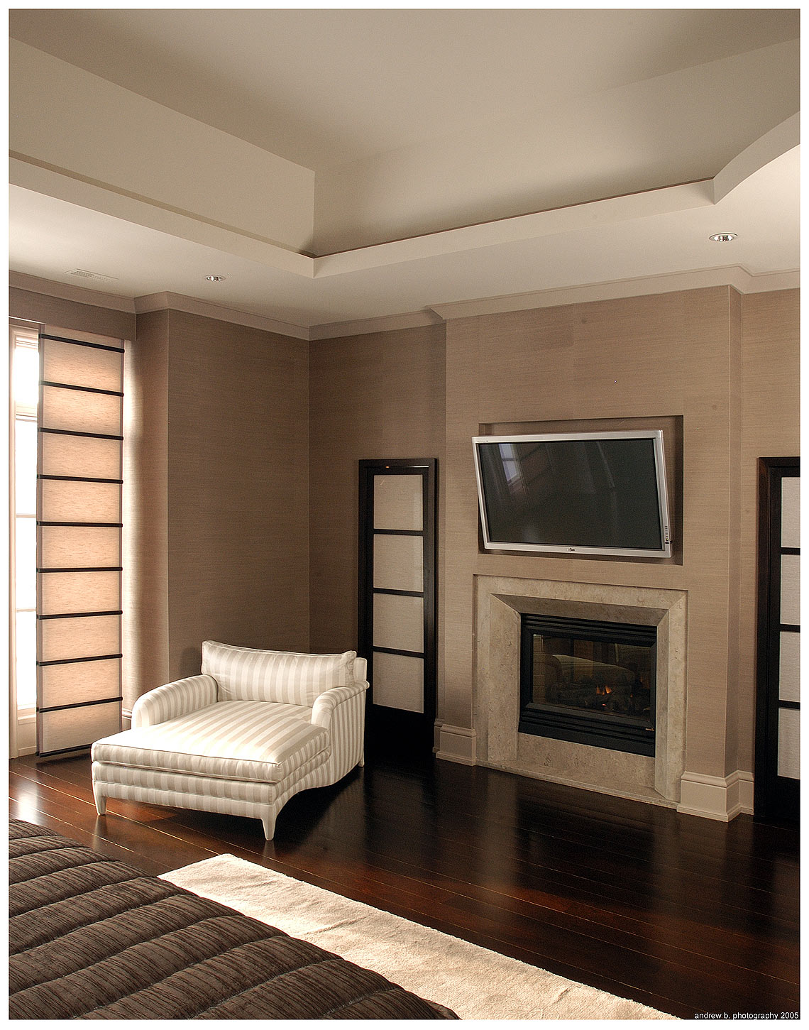 Modern Interior Design Master Bedroom - Makow Architects