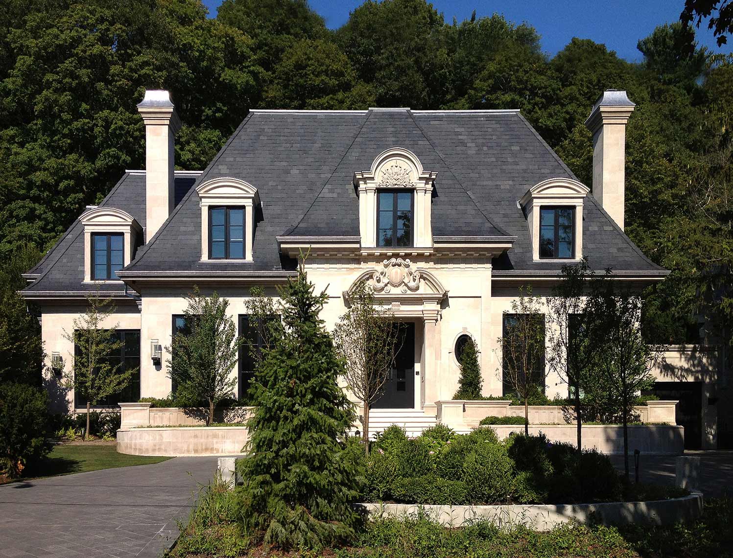 Custom Homes French Transitional (3) - Makow Architects
