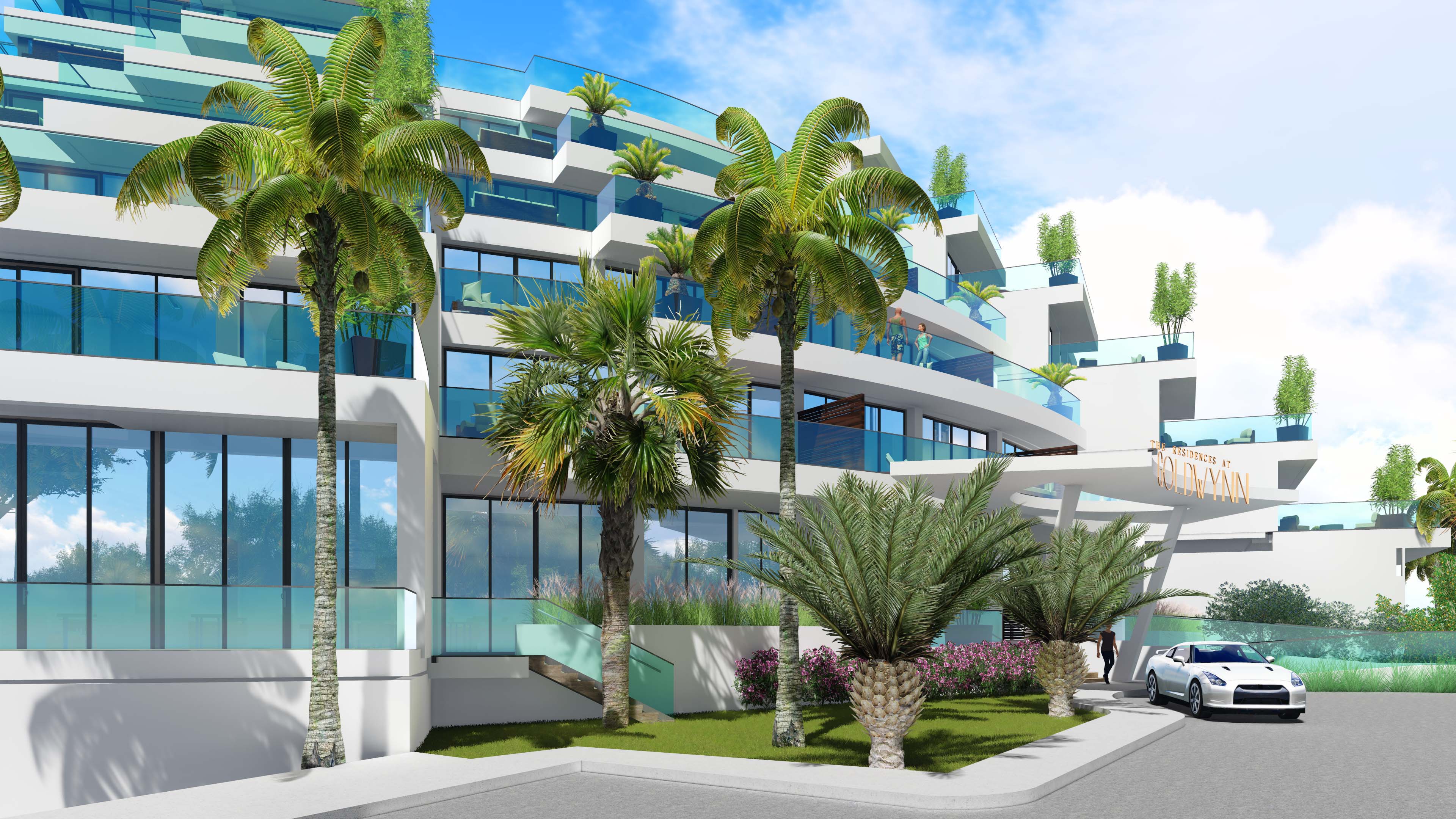 Condo Entrance - Resort Hotel Bahamas 