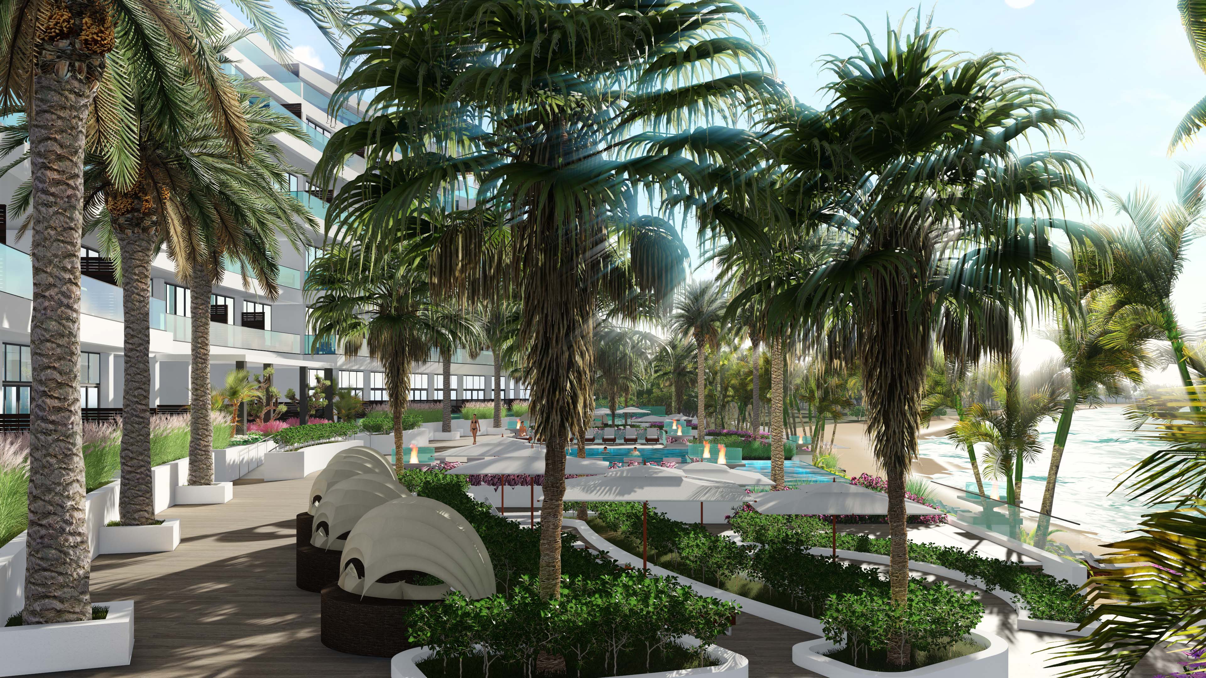 Pool and Garden - Resort Hotel Bahamas 