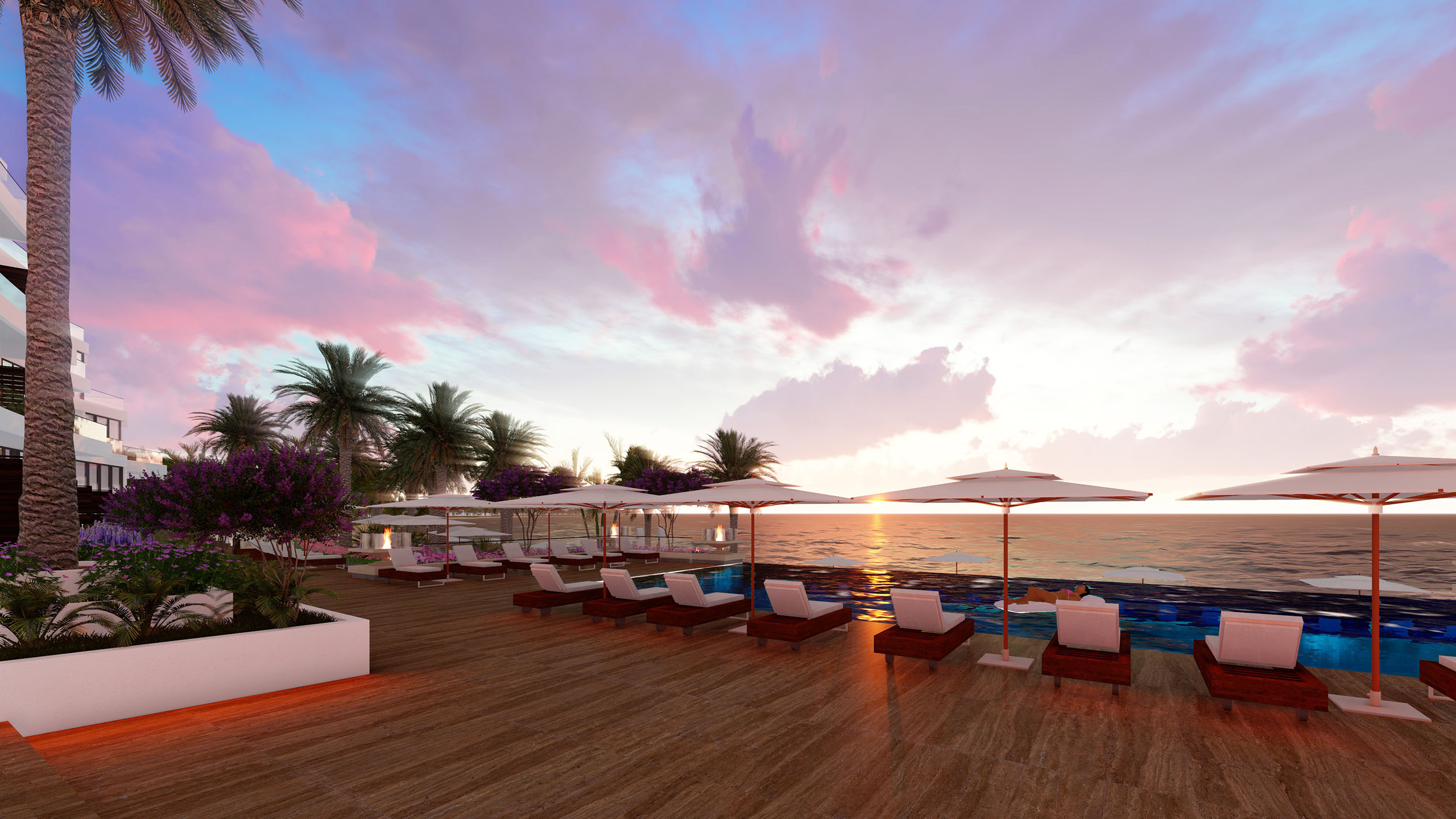 Sunset Pool - Resort Hotel Bahamas 